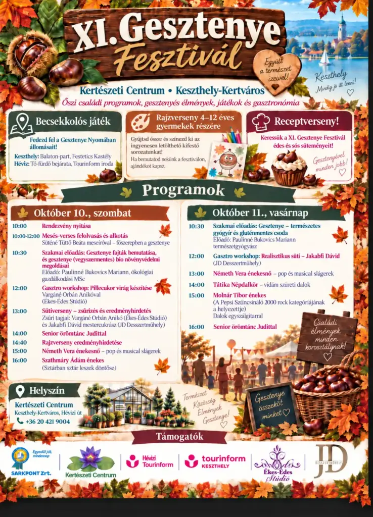 XI. Gesztenye Fesztivál Keszthelyen